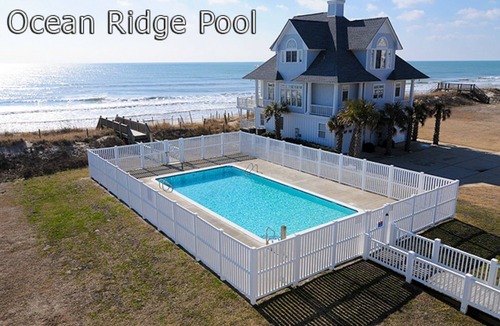 North Topsail Beach House | N. Topsail Family-Oriented Beachfront Home Within Walking Distance to Pool