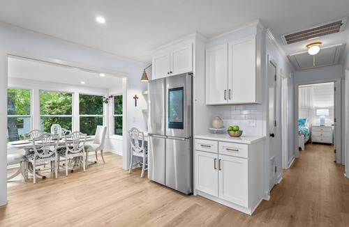 Wilmington House | NEW!Blue Pelican Getaway!Pet friendly, fenced in back yard! Sleeps 11 by beach!