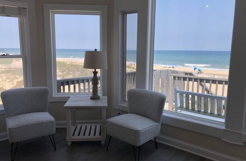 South Nags Head House | New Listing! Summer Breeze - Oceanfront 8 BR OBX/Nags Head home with Elevator!