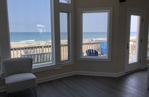 South Nags Head House | New Listing! Summer Breeze - Oceanfront 8 BR OBX/Nags Head home with Elevator!