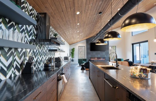 Lake Lure House | NEW Modern Luxury Inside Rumbling Bald Resort- Hot Tub, Cold Plunge, Firepits