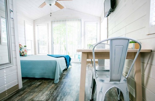 Steele Creek House | New Waterfront Cabin On The Large Sundeck 1 Bedroom Cabin by Redawning