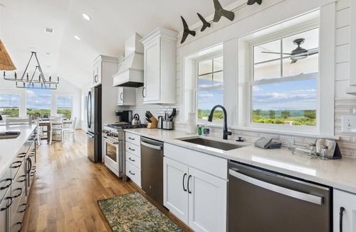 Pine Island House | Newbern - New Cons. Semi Oceanfront in Corolla with Fire Pit, Elevator, Hot Tub and More!