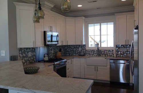 Oak Island House | Newer Ocean View home w/Pool.Walk to Ocean and Intercoastal