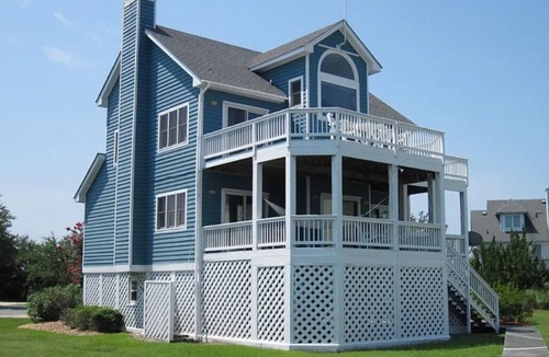 Manteo House | OBX: Pirate's Cove/Waterfront 55ft Dock/Beach/Community Pool&Hottub/Marina/Fish