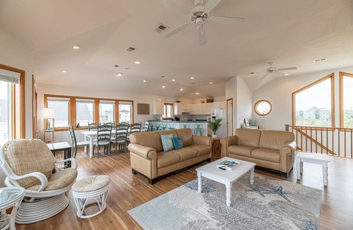 Carova Beach House | Ocean Aire - 4x4 Carova Beach, Ocean View, Hot Tub, Large Decks, Pets OK, Kayaks
