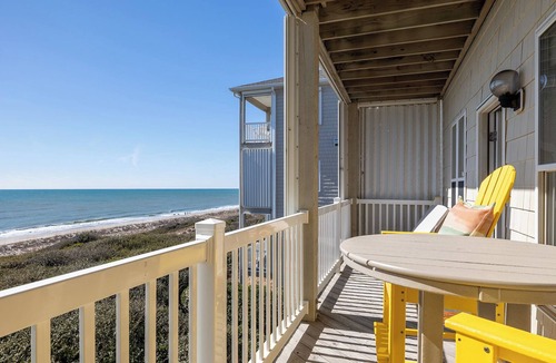Indian Beach Condo | Ocean Club F204, Oceanfront Condo in Indian Beach, NC!