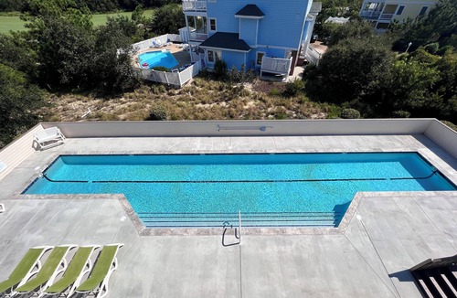 Corolla House | Ocean & Golf Course Views, 5 Bedroom, Private 75 Ft Pool, Gym/Pickleball/Tennis