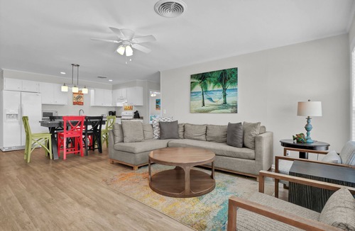 Shell Island House | Ocean view duplex just steps from the beach!