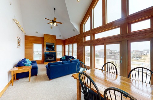 Buxton House | Ocean-view home with central AC, pool, & hot tub