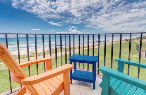 Indian Beach Condo | Oceanfront 3BR Condo | Pools, Hot Tubs, Resort Amenities | Unit 201