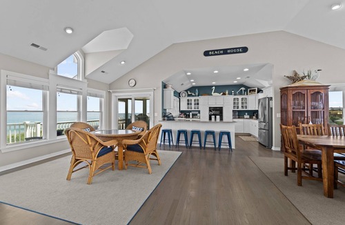 Southern Shores House | Oceanfront 5 bedroom Southern Shores home with private pool, hot tub, elevator, and keyless entry