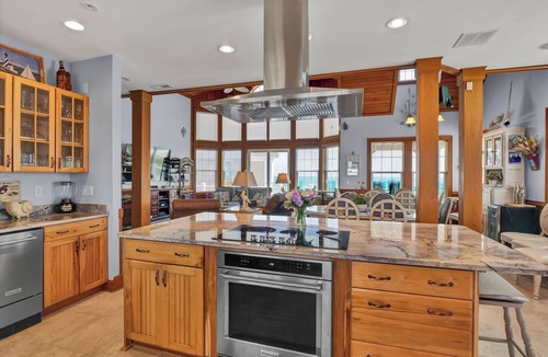Village of Stump Sound House | OceanFront 7-Bdrm. Elevator Pool Tennis Volleyball HotTub Dog Friendly