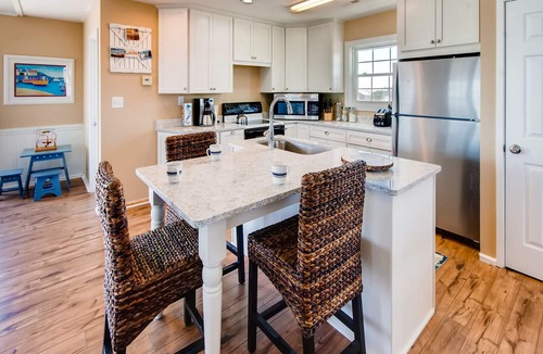 Rodanthe House | Oceanfront and Dog Friendly Home Right on the Beach w/Screened Porch