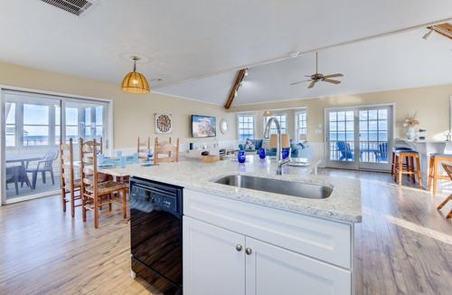 Rodanthe House | Oceanfront and Dog Friendly Home Right on the Beach w/Screened Porch