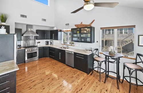 Avon House | Oceanfront Avon Home with Hot Tub, Beach Access Next Door, Smart TVs, and Grill