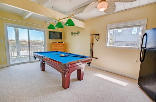 Salvo House | Oceanfront Dog Friendly Home w/Private Pool, Hot Tub, Game Room, Beach Views