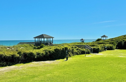 Atlantic Beach Condo | 🏖OCEANFRONT DUNESCAPE VIEW Direct Beach Access🦀Kitchen🐬Pool🚴WiFi