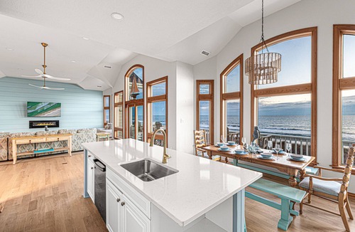 Corolla House | Oceanfront, Game Room, Decks, Heated Pool, Hot Tub, Ocean Views, Fully Loaded