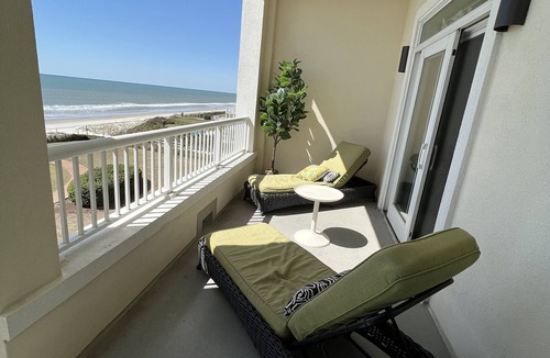 Salter Path Condo | Oceanfront (Grande Villas) 4 bedroom 4 bath Luxury 60 + ft of balcony