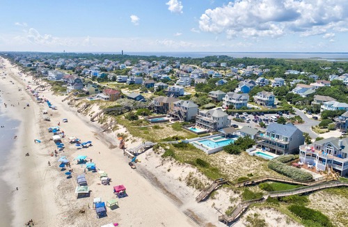 Ocean Hill House | Oceanfront home w/heated pool, hot tub, elevator & rec room w/pool table