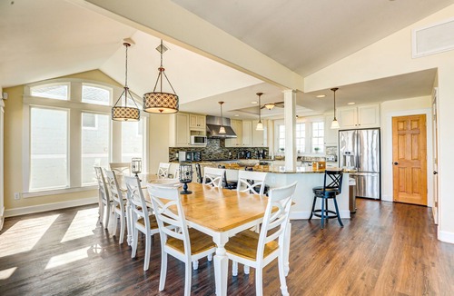 Avon House | Oceanfront home with ocean view, private hot tub, outdoor pool, & central AC