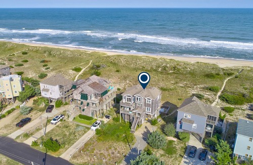 Waves House | Oceanfront home with private pool, hot tub, game room, sundecks & fast WiFi