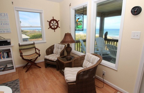 Kill Devil Hills House | OCEANFRONT, Ocean Views, Private Beach Access, Sun Decks, KD229, The Sand Trap