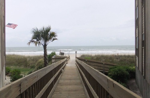 Sneads Ferry Condo | Oceanfront Sunrises, Soundside Sunsets, Dolphins & More from your deck