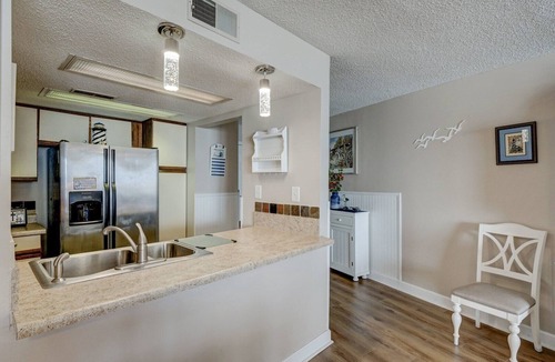Sneads Ferry Condo | Oceanfront Point Unit, with wine fridge, steps to the beach