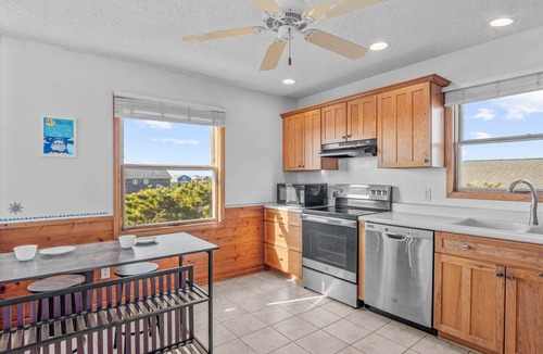 Avon House | Oceanfront Views in Avon. Home with Boardwalk to Beach, Grill, and More!