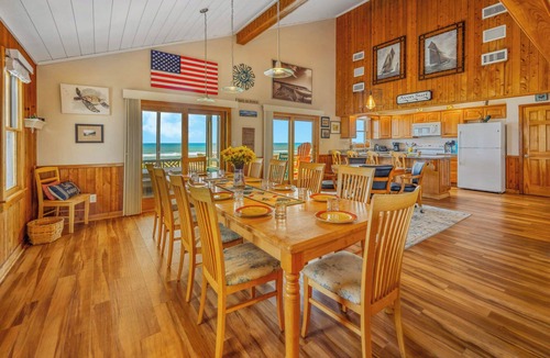 Avon House | Oceanfront w/Hot Tub, Game Room, Tiki Bar, Community Pool and Tennis/Pickleball