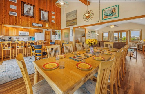 Avon House | Oceanfront w/Hot Tub, Game Room, Tiki Bar, Community Pool and Tennis/Pickleball