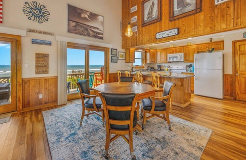 Avon House | Oceanfront w/Hot Tub, Game Room, Tiki Bar, Community Pool and Tennis/Pickleball