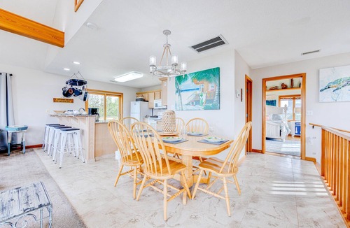 Frisco House | Oceanside Dog Friendly Home with Hot Tub, Game Room, Cargo Lift, and Wet Bar