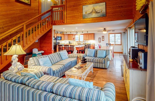 Ocean Hill House | Oceanside home In Corolla with pool, hot tub, & balcony - dog-friendly