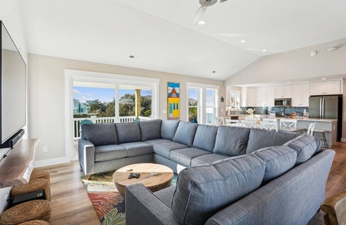 Duck House | Oceanside in the heart of Duck! Private Pool, Hot Tub! Pet friendly