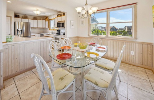 Frisco House | Oceanview Dog Friendly Home with Grills, Screened Porch, and Nearby Beach Access
