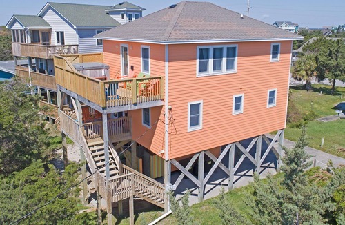 Avon House | Oceanview Dog Friendly Home w/Hot Tub, Community Pool and Tennis/Pickleball