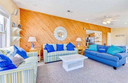 Salvo House | Oceanview Dog Friendly w/Solar Heated Private Pool, Hot Tub, and Home Theater