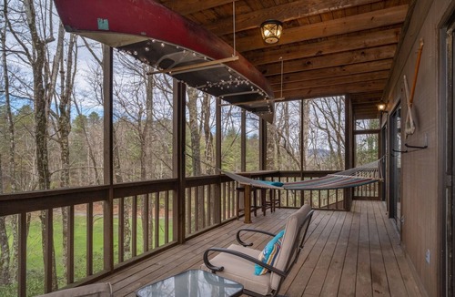 Brevard House | On Golf course, near pool, screened porch split bedroom plan