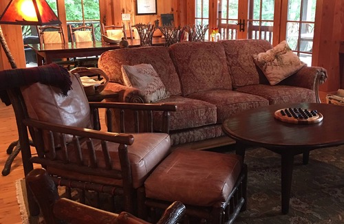 Cashiers Cabin | ON LAKE &GORGEOUS Big porches,Fireplace & private dock. Cashiers 3 mi Downtown n