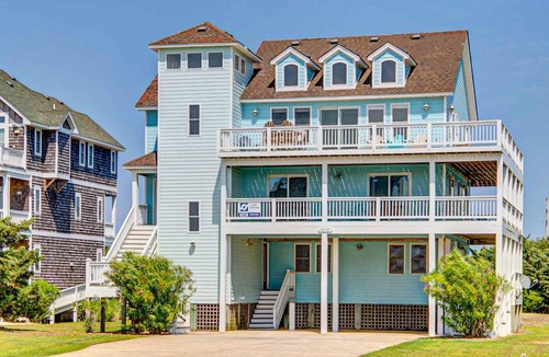 Wind Over Waves House | On Special - Semi-Soundfront w/ a View, Pool, Hot Tub, Game Rm, Dog-Friendly, Cm