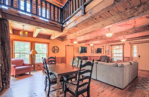 Mars Hill Cabin | One of a Kind Mountain Cabin w/ Waterfall