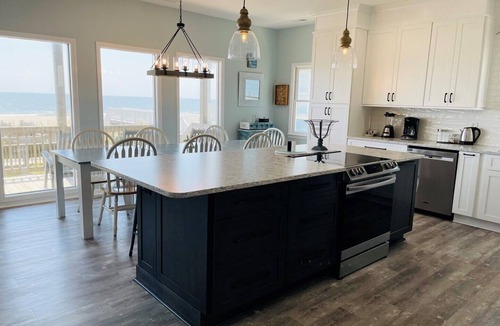 Holden Beach House | Our Sand Dune - Traditional Oceanfront Cottage - Covered Oceanfront Porlches!