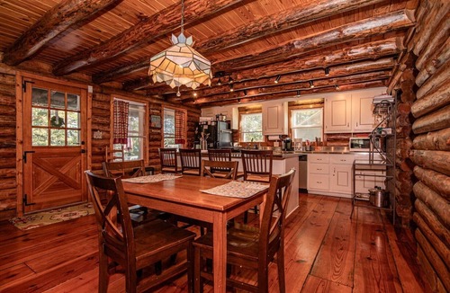 Henrico House | Paradise Cove Beautiful Log Cabin on Lake Gaston NC