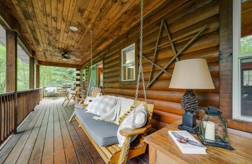 Waynesville House | Peaceful Smoky Mountain Cabin with Deck and Fire Pit!