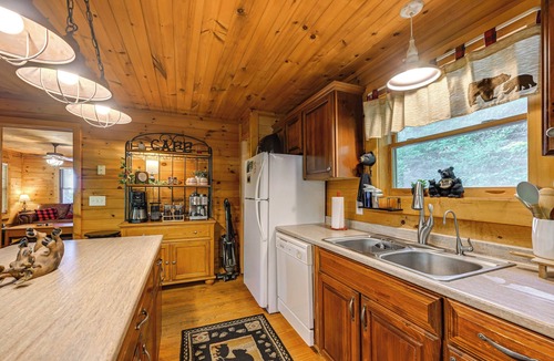 Bryson City Cabin | Pet-Friendly Bryson City Cabin w/Fire Pit + Deck!