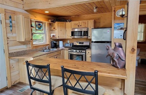 Hays Cabin | PETS WELCOME Whitetail Chalet: Your Mountain Adventure Base Near Stone Mountain!