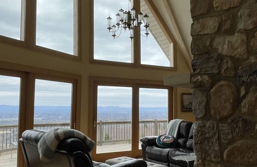 Arlington House | Picturesque Brushy Mountain Retreat... A-Frame in the sky.